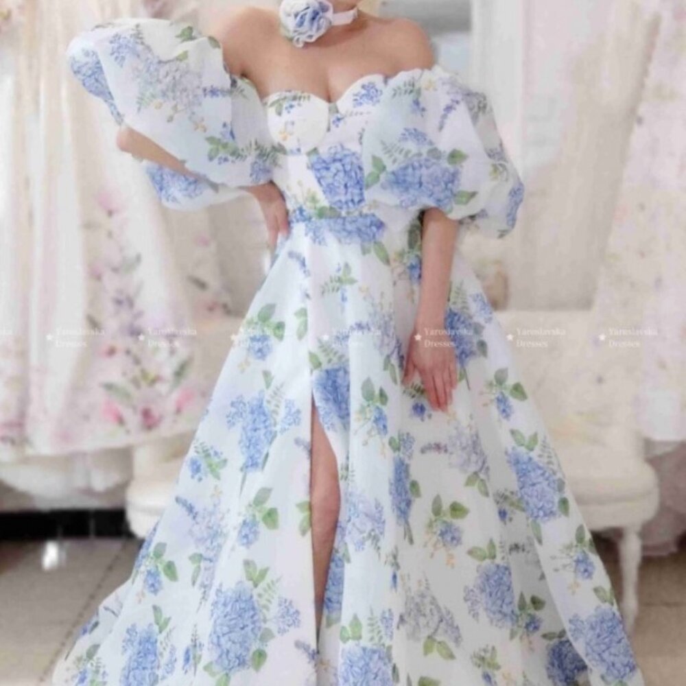 Floral Wedding Dress Prom Dress from Yaroslavska Dresses Based in Ukraine NWOT